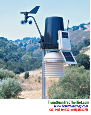 Davis 6153 Vantage Pro 2_Trạm quan trắc thời tiết DAVIS 6153 -Wireless Vantage Pro2™ with 24-Hour Fan Aspirated Radiation Shield| Made in USA| Đặt hàng
