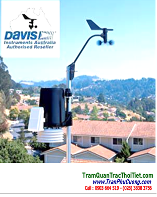 Davis 6162C Vantage Pro 2 Plus_Trạm quan trắc thời tiết DAVIS 6162C - Cabled Vantage Pro2™ Plus with Standard Radiation Shield (HSX: DAVIS-USA)