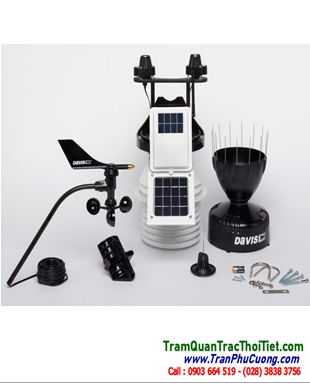 Trạm quan trắc thời tiết Davis 6328 Wireless Vantage Pro2™ Plus ISS with 24-Hr Fan-Aspirated Radiation Shield (#6328)