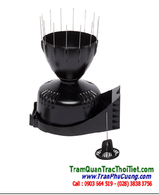 CẢM BIẾN LƯU LƯỢNG MƯA AeroCone Rain Collector with Vantage Pro2 Mounting Base (tipping spoon) [DAVIS6466] ĐẶT HÀNG